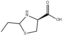 (4S,2RS)-2-ETHYLTHIAZOLIDINE-4-CARBOXYLIC ACID Structure