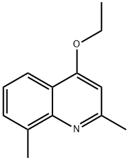 퀴놀린,4-에톡시-2,8-디메틸-(9CI) 구조식 이미지