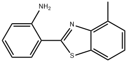 2-(2-Aminophenyl)-4-methylbenzothiazole Structure