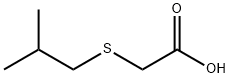 [(2-Methylpropyl)thio]acetic acid Structure