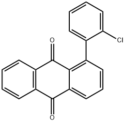 1-(2-클로로페닐)-9,10-안트라퀴논 구조식 이미지