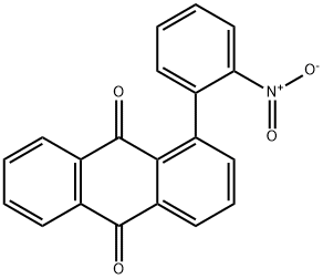 1-(2-Nitrophenyl)-9,10-anthracenedione 구조식 이미지