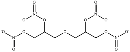3,3'-Oxybis(1,2-propanediol)tetranitrate Structure