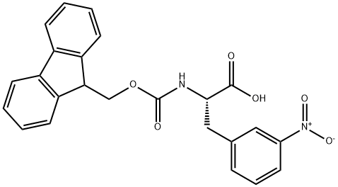 FMOC-L-3-NITROPHENYLALANINE Structure