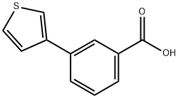 3-THIOPHEN-3-YL-BENZOIC ACID 구조식 이미지