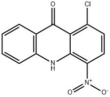 9(10H)-Acridinone, 1-chloro-4-nitro- Structure