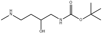 Carbamic acid, [2-hydroxy-4-(methylamino)butyl]-, 1,1-dimethylethyl ester (9CI) Structure