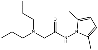 N-(2,5-Dimethyl-1H-pyrrol-1-yl)-2-(dipropylamino)acetamide Structure