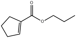 1-Cyclopentene-1-carboxylicacid,propylester(9CI) Structure