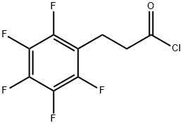 3-(PENTAFLUOROPHENYL)PROPIONYL CHLORIDE Structure