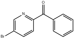 (5-브로모-피리딘-2-일)-페닐-메타논 구조식 이미지