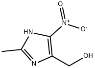 1H-Imidazole-4-methanol, 2-methyl-5-nitro- (9CI) 구조식 이미지
