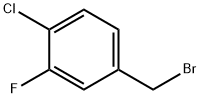 4-CHLORO-3-FLUOROBENZYL BROMIDE Structure