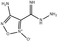 1,2,5-옥사디아졸-3-카르복시미드산,4-아미노-,히드라지드,2-산화물 구조식 이미지