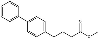 4-(4-Biphenylyl)butanoic acid methyl ester 구조식 이미지