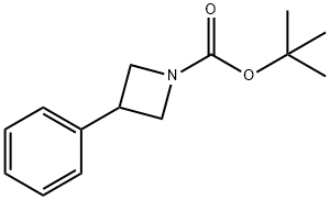 tert-butyl 3-phenylazetidine-1-carboxylate 구조식 이미지