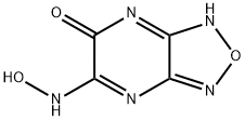 [1,2,5]Oxadiazolo[3,4-b]pyrazine-5,6(1H,3H)-dione,monooxime(9CI) Structure