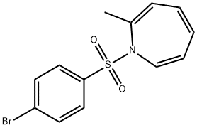 1-[(p-브로모페닐)술포닐]-2-메틸-1H-아제핀 구조식 이미지