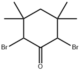 2,6-dibromo-3,3,5,5-tetramethylcyclohexan-1-one Structure