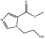 1H-Imidazole-5-carboxylicacid,1-(2-hydroxyethyl)-,methylester(9CI) 구조식 이미지