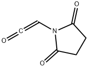 2,5-Pyrrolidinedione, 1-(oxoethenyl)- (9CI) 구조식 이미지