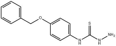 4-(4-BENZYLOXYPHENYL)-3-THIOSEMICARBAZIDE Structure