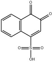 3,4-디히드로-3,4-디옥소나프탈렌-1-술폰산 구조식 이미지