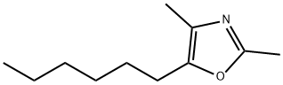 5-헥실-2,4-디메틸옥사졸 구조식 이미지