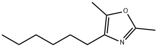 4-헥실-2,5-디메틸옥사졸 구조식 이미지