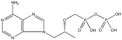 Tenofovir Diphosphate 구조식 이미지