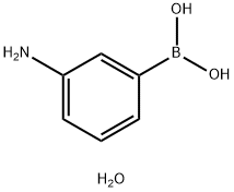 3-Aminophenylboronic acid monohydrate 구조식 이미지
