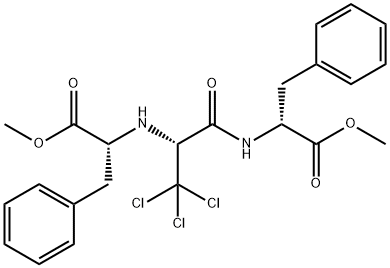 D-페닐알라닌,3,3,3-트리클로로-N-[(1R)-2-메톡시-2-옥소-1-(페닐메틸)에틸]알라닐-,메틸에스테르(9CI) 구조식 이미지