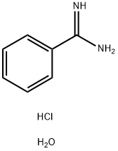 Benzamidine hydrochloride hydrate 구조식 이미지