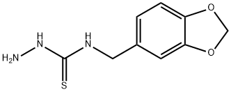 4-(3,4-METHYLENEDIOXYBENZYL)-3-THIOSEMICARBAZIDE Structure