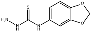 4-(3,4-METHYLENEDIOXYPHENYL)-3-THIOSEMICARBAZIDE Structure