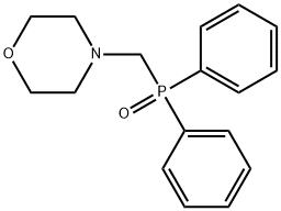 (MORPHOLINOMETHYL)DIPHENYLPHOSPHINE OXIDE Structure