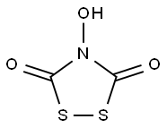 1,2,4-디티아졸리딘-3,5-디온,4-히드록시-(9CI) 구조식 이미지