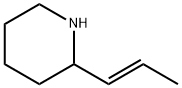 Piperidine, 2-(1E)-1-propenyl- (9CI) Structure