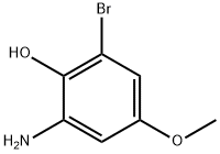2-Amino-6-bromo-4-methoxyphenol 구조식 이미지