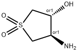 (3S,4S)-4-AMINO-1,1-DIOXO-TETRAHYDRO-1LAMBDA6-THIOPHEN-3-OL 구조식 이미지