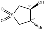 Trans-4-bromo-1,1-dioxo-tetrahydrothiphen-3-ol Structure