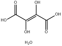 DIHYDROXYFUMARSAEURE DIHYDRAT 구조식 이미지