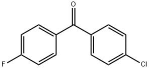 4-chloro-4&#39-fluorobenzophenone Structure