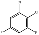 2-CHLORO-3,5-DIFLUOROPHENOL 구조식 이미지