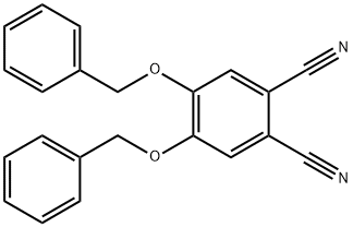 1,2-벤젠디카르보니트릴,4,5-BIS(PHENYLMETHOXY)- 구조식 이미지