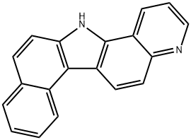 13H-벤조[g]피리도[3,2-a]카르바졸 구조식 이미지