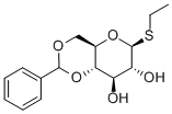 Ethyl 4,6-O-benzylidene-1-thio-b-D-glucopyranoside 구조식 이미지