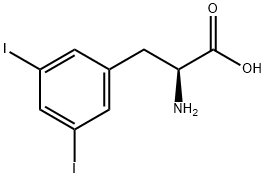 2-AMINO-3-(4-HYDROXY-3,5-DIIODOPHENYL)PROPANOIC ACID HYDRATE Structure