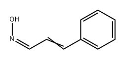 (Z,)-cinnamaldehyde oxime  Structure