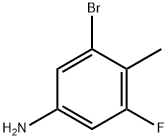 3-브로모-5-플루오로-4-메틸아닐린 구조식 이미지